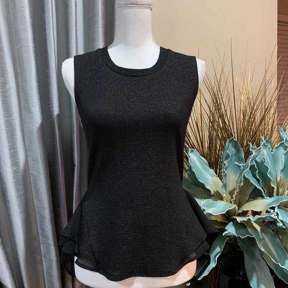 Mimi Chica sparkly black sleeveless top - Picture 5 of 15